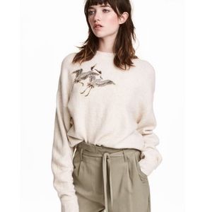 H&M Embroidered Sweater